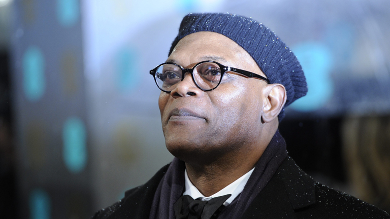 Der US-Schauspieler Samuel L. Jackson kommt am 10.02.2013 in London zur Verleihung der BAFTA-Awards.