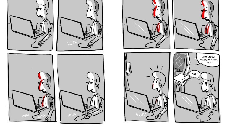 Ausschnitt aus der Graphic Novel XES