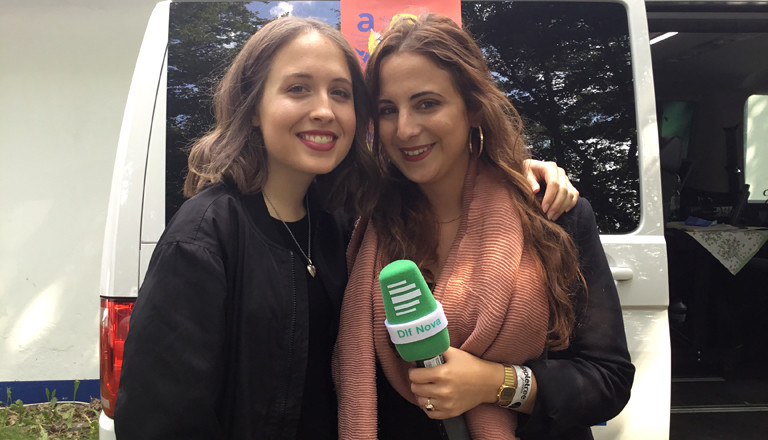Reporterin Susan Zare und Alice Merton