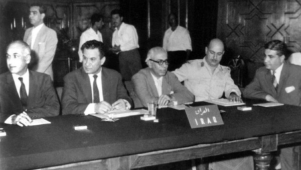 The Founding Members of OPEC during the first OPEC Conference, Baghdad, Iraq, September 10-14, 1960. In Pic: HE Dr Tala'at Al-Shaibani, Head of Delegation of Iraq.