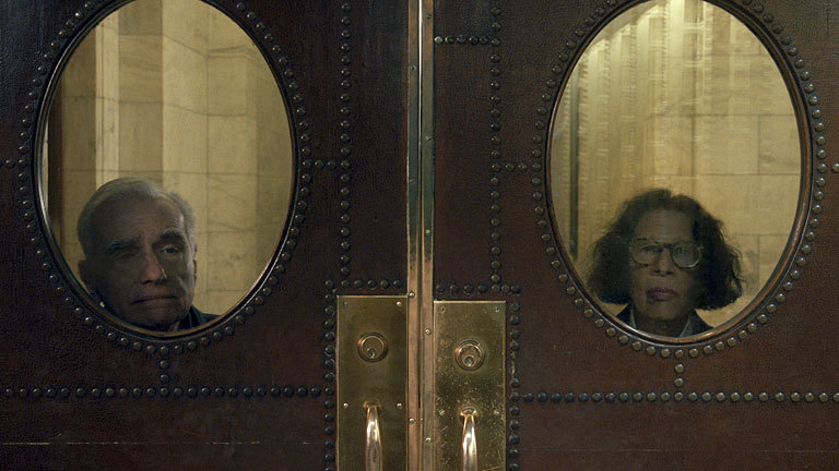 Scorsese hinter einer Tür