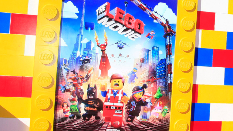 Ein Plakat zum Film "The Lego Movie".