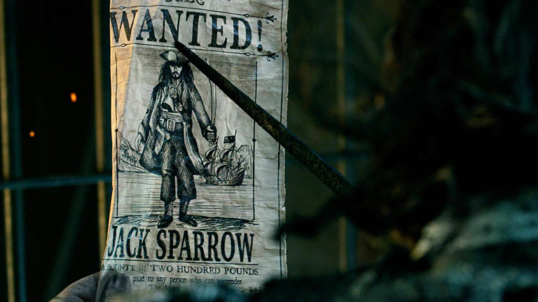 Fahndungsplakat für einen Piraten