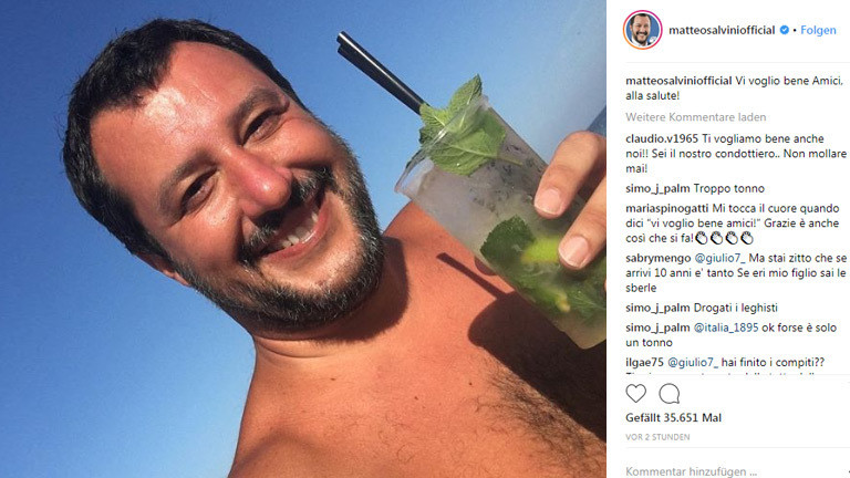 Italiens Innenminister Matteo Salvini.