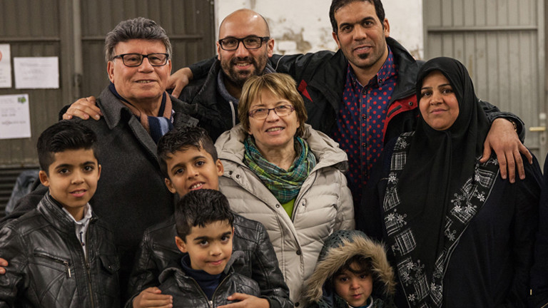 Nail Al Saidi, seine Familie und die irakische Verwandschaft.