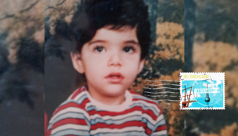 Keyvan als kleiner Junge im Jahr 1985