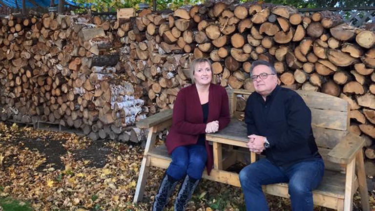 Ron und Ruth Mills in Gander