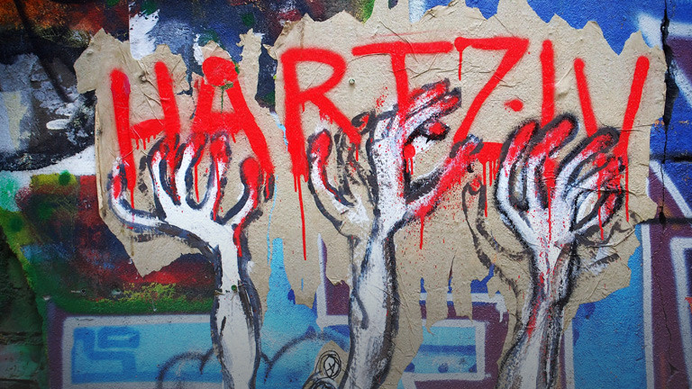 Hartz-IV-Grafitti