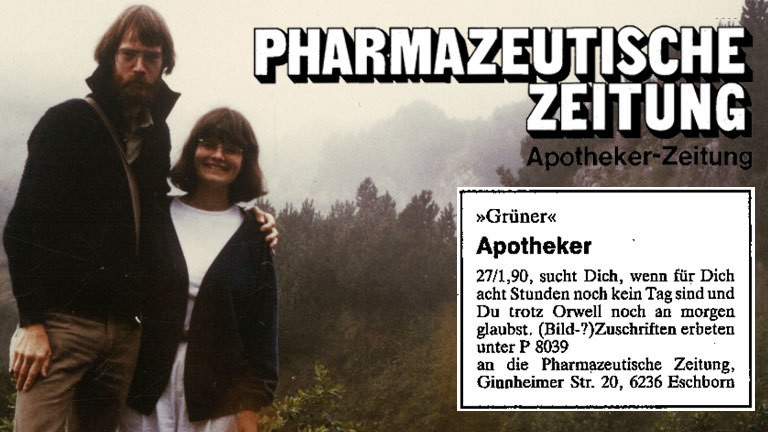 Manfred und Sabine haben sich mithilfe einer Kontaktanzeige kennengelernt.