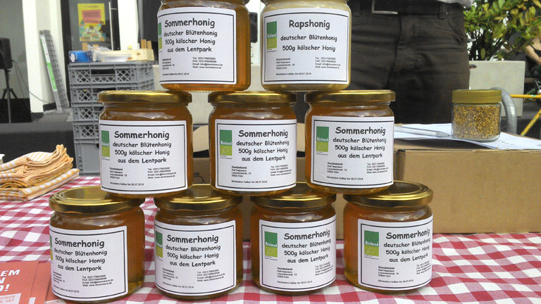Regional und lecker: Honig aus einem Park mitten in der Stadt.