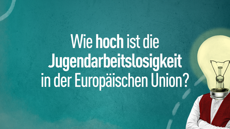 Wie hoch ist noch immer die Jugendarbeitslosigkeit in der Europäischen Union?