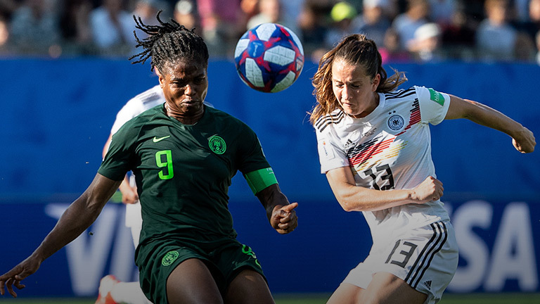 Fußballspiel Deutschland gegen Nigeria