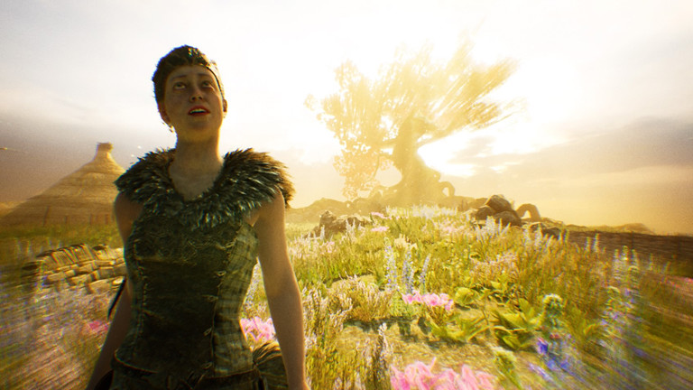 Eine Szene aus dem Spiel "Hellblade: Senuas Sacrifice".