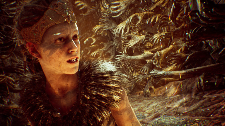 Eine Szene aus dem Spiel "Hellblade: Senuas Sacrifice".