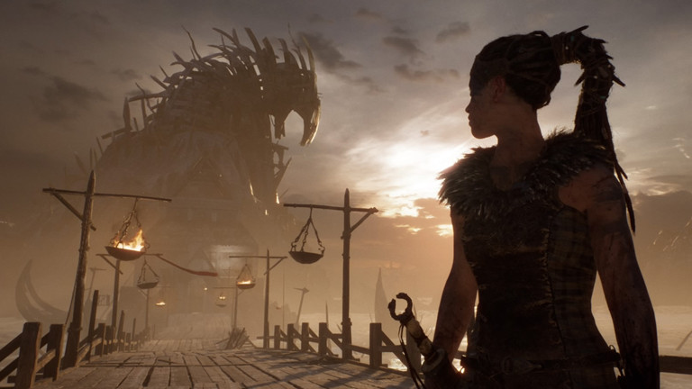 Eine Szene aus dem Spiel "Hellblade: Senuas Sacrifice".