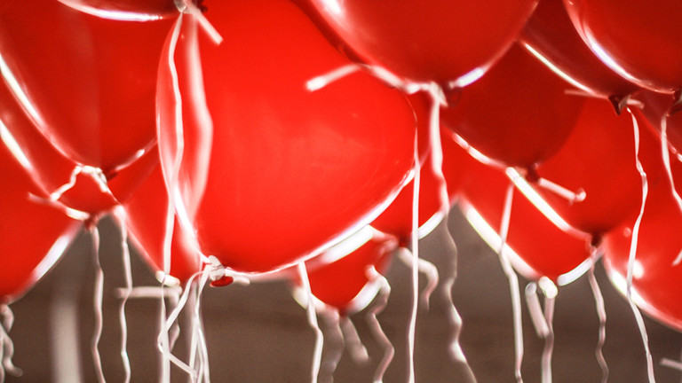 Rote Luftballons.
