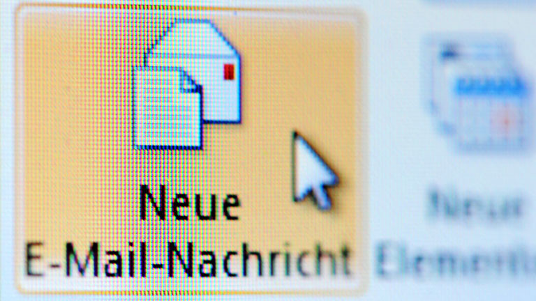 Microsoft Outlook: Symbol "Neue E-Mail-Nachricht"