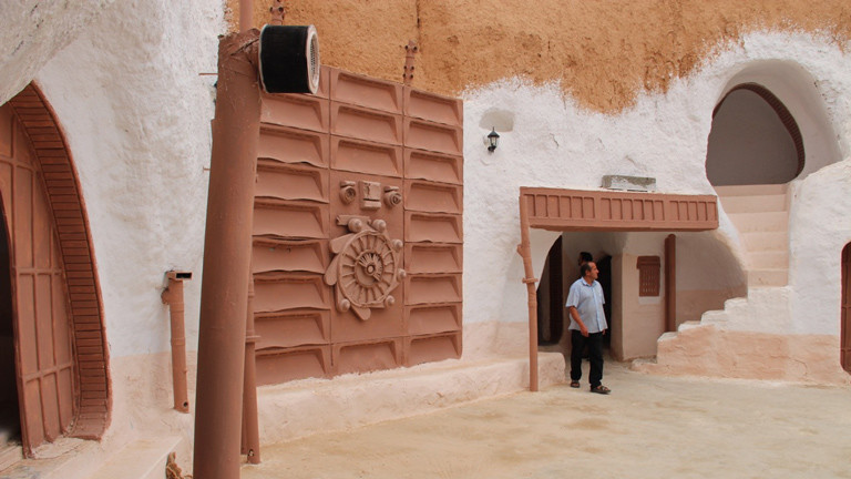 Mesoud Barshid ist heute meist alleine in seinem Hotel Sidi Driss in Matmata