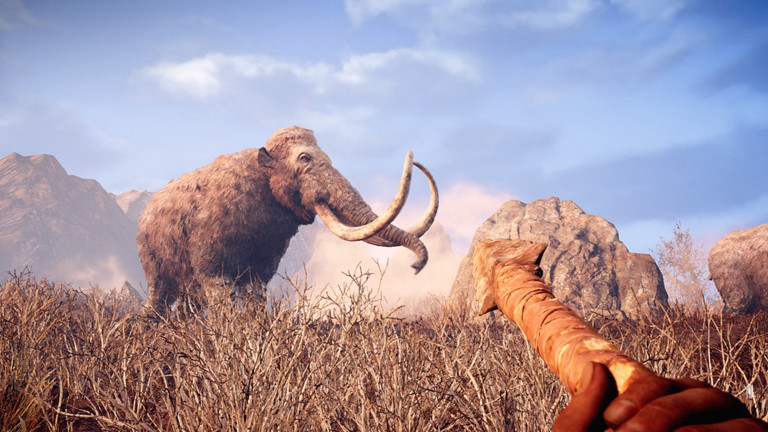 Eine Szene aus dem Spiel Farcry Primal.