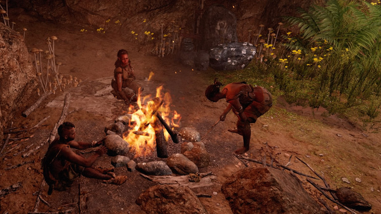 Eine Szene aus dem Spiel Farcry Primal.
