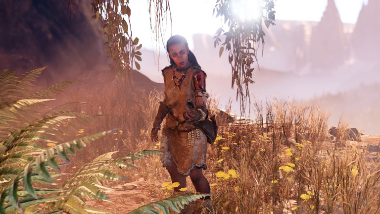 Eine Szene aus dem Spiel Farcry Primal.