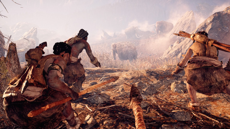 Eine Szene aus dem Spiel Farcry Primal.