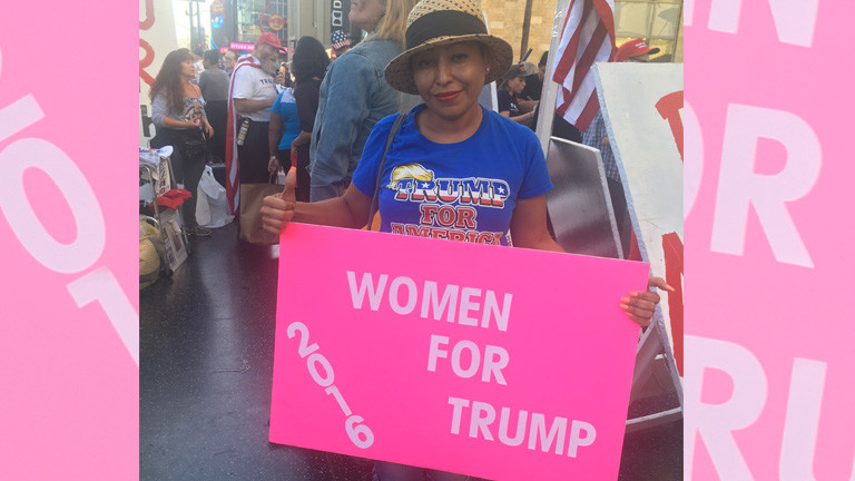 Elsa, selbst Immigrantin aus El Salvador, wählt Trump