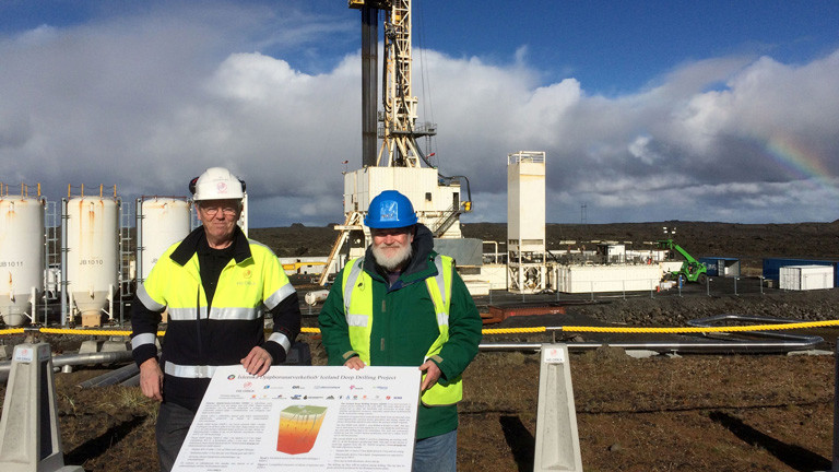 Gudmundur Fridleifsson ist Chefgeologe des größten isländischen Energieunternehmens HS Orca und Leiter des Iceland Deep Drilling Project (mit Wilfred Elders).