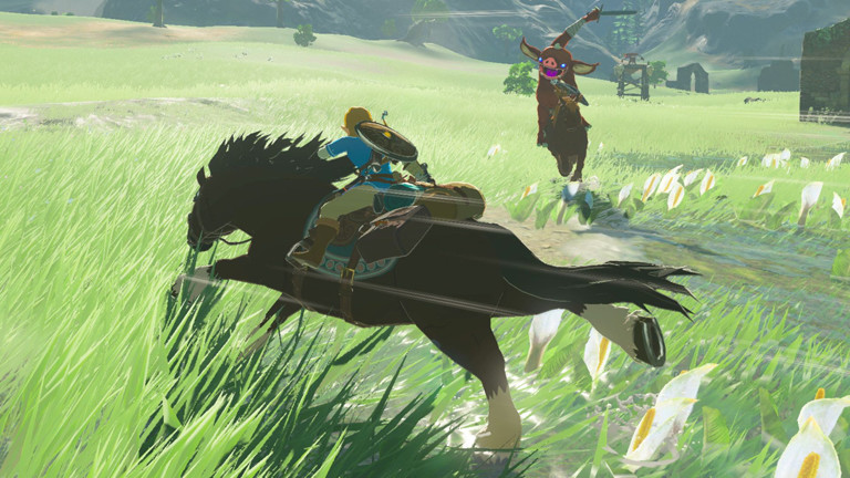 Eine Szene aus dem Spiel "Zelda - Breath of the Wild".