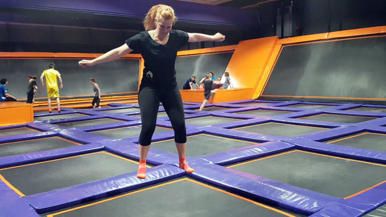 Caro Köhler im Jump House