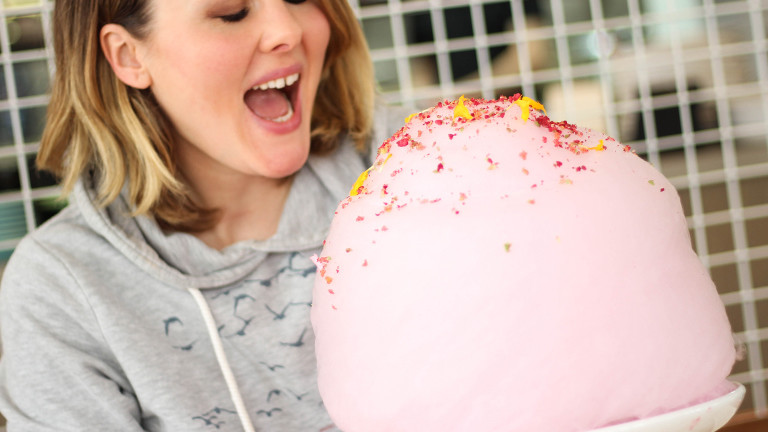 Fairy Floss Dessert Burger