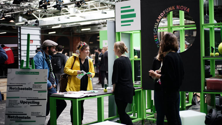 Stand Deutschlandfunk Nova re:publica 2018