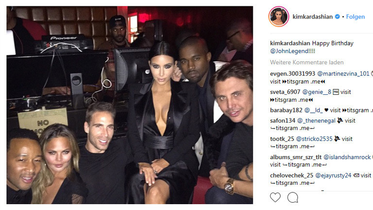 Kim Kardashian gratuliert John Legend mit einem Instagram-Post zum Geburtstag.