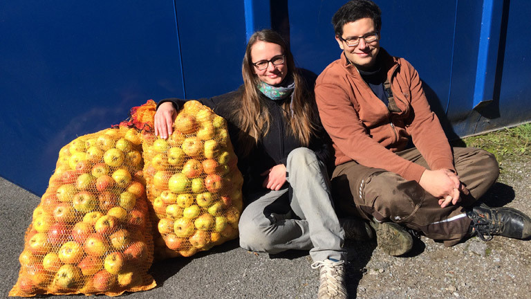 Stephanie und Patrick vom Streuobstkollektiv