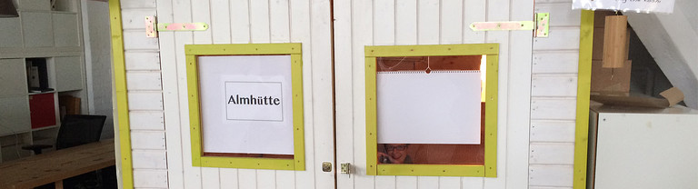 Almhütte im Großraumbüro