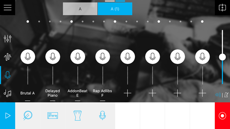 Screenshot der App Musik Maler