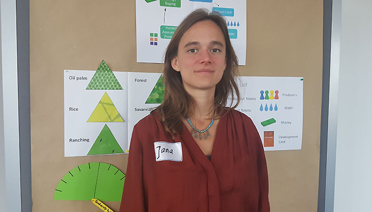 Spielerin Jana hat bei einer Runde "Upstream" in Berlin teilgenommen