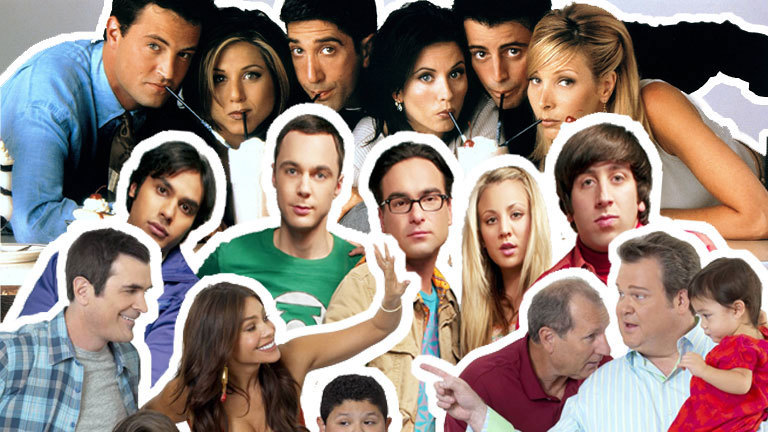 Die Darsteller der TV-Serien Friends, Big Bang Theory und Modern Family