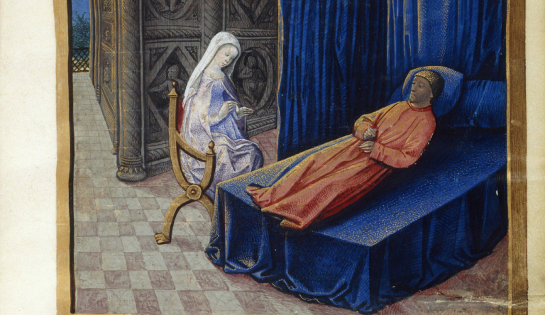 Die Philosophie tritt ans Krankenbett eines Gefangenen