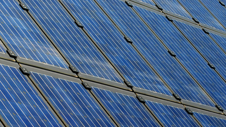 Eine Solaranlage