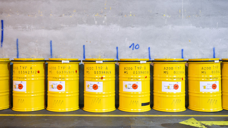 Atommüll-Fässer in BaWü 2014