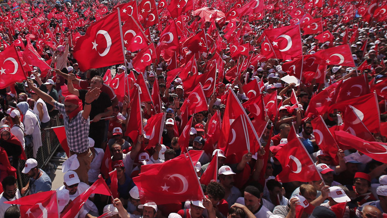 Demo von Erdogan-Unterstützern in Istanbul