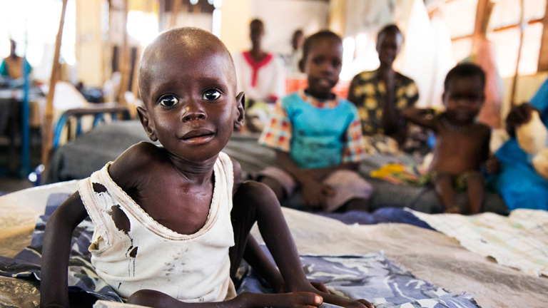 Kind aus dem Südsudan