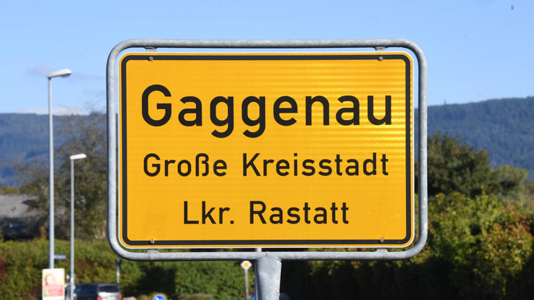 Ortschild Gaggenau