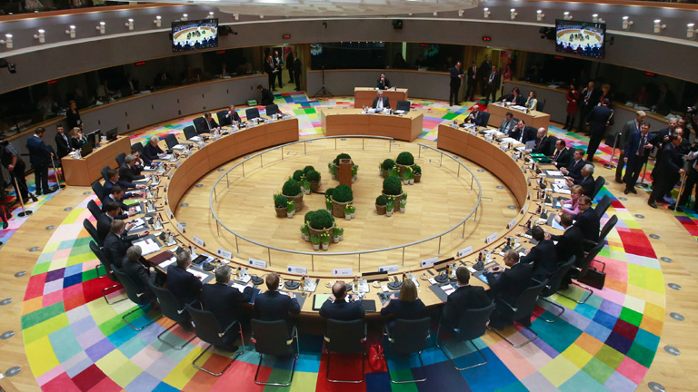 Sitzungssaal EU-Ratsgebäude