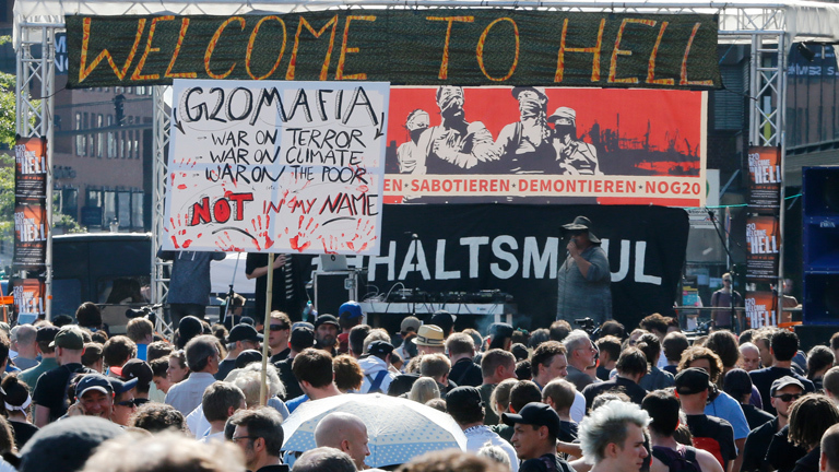 Protestveranstaltung G20 Hamburg