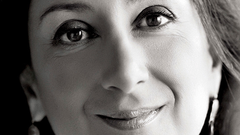 Porträt von Daphne Caruana Galizia