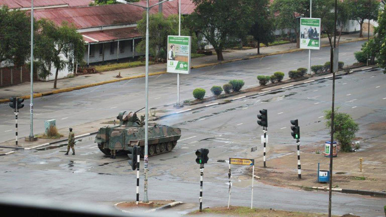 Militär in Simbabwes Hauptstadt Harare