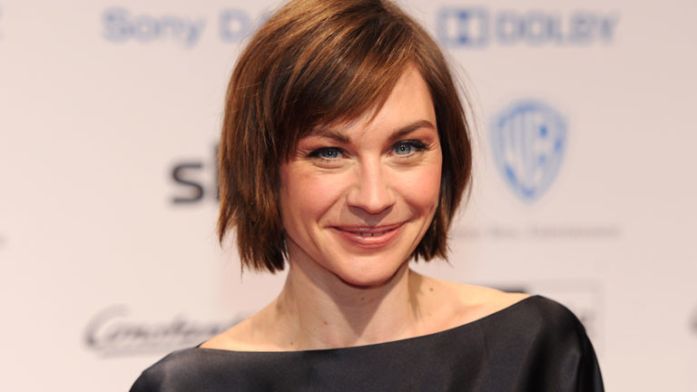 Schauspielerin Christiane Paul auf dem roten Teppich bei der Vorstellung eines neuen Filmes.