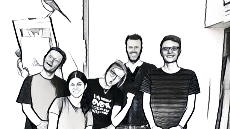 DRadio Wissen Team mit Fotofilter